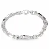 BNH Anker facet armbånd i sølv 21 cm x 6,5 mm