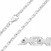 BNH Anker facet armbånd i sølv 17 cm x 2,1 mm