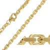 BNH Anker facet armbånd i 8 karat guld 17 cm x 3,4 mm