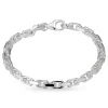 BNH Anker facet armbånd i sølv 17 cm x 5,7 mm