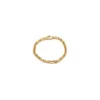 BNH Anker facet armbånd i 14 karat guld 18,5 cm x 5,0 mm