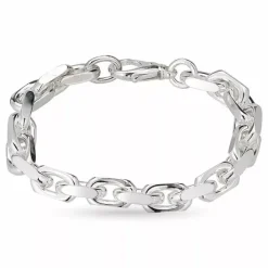 Bnh anker facet armbånd i sølv 21 cm x 9,0 mm