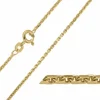 BNH Anker facet armbånd i 14 karat guld 21 cm x 1,4 mm