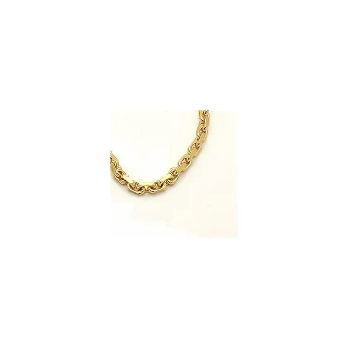 BNH Anker facet halskæde i 8 karat guld 45 cm x 1,6 mm