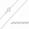 BNH Anker facet halskæde i sølv 55 cm x 1,3 mm