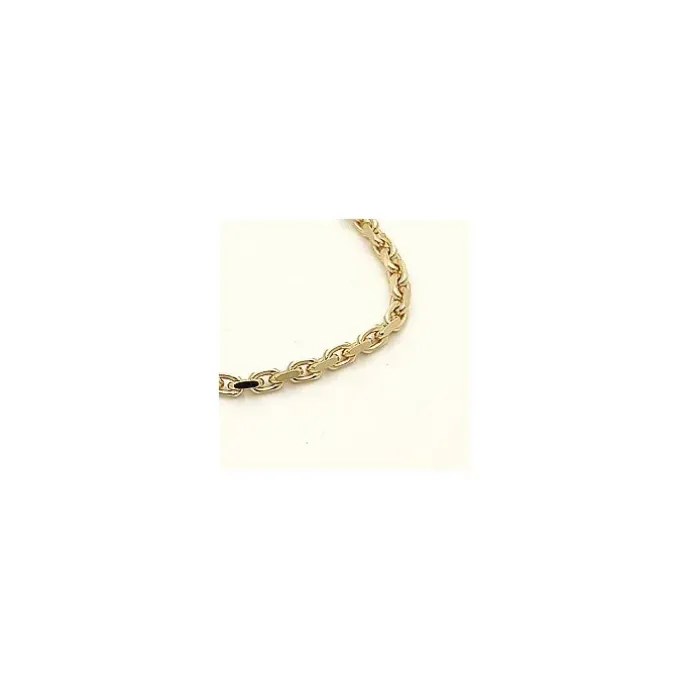 BNH Anker facet halskæde i 8 karat guld 38 cm x 1,4 mm