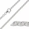 BNH anker rund armbånd i sølv 21 cm x 3,1 mm