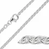 BNH anker rund armbånd i sølv 17 cm x 2,3 mm