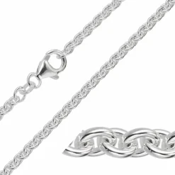 BNH anker rund armbånd i sølv 17 cm x 2,3 mm