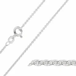 BNH anker rund armbånd i sølv 21 cm x 1,5 mm