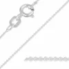 BNH anker rund halskæde i sølv 55 cm x 0,8 mm