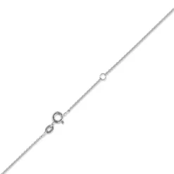 BNH anker rund halskæde i 14 karat hvidguld 40 - 42 cm x 1,5 mm