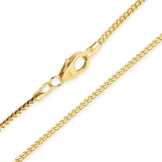 BNH bingo halskæde i 8 karat guld 80 cm x 1,3 mm
