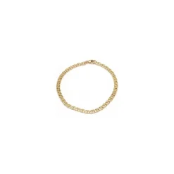 BNH bismarkarmbånd i 14 karat guld 21,0 cm x 3,5 mm