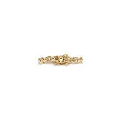 BNH bismarkarmbånd i 14 karat guld 18,5 cm x 4,5 mm