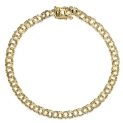BNH bismarkarmbånd i 8 karat guld 17 cm x 4,0 mm