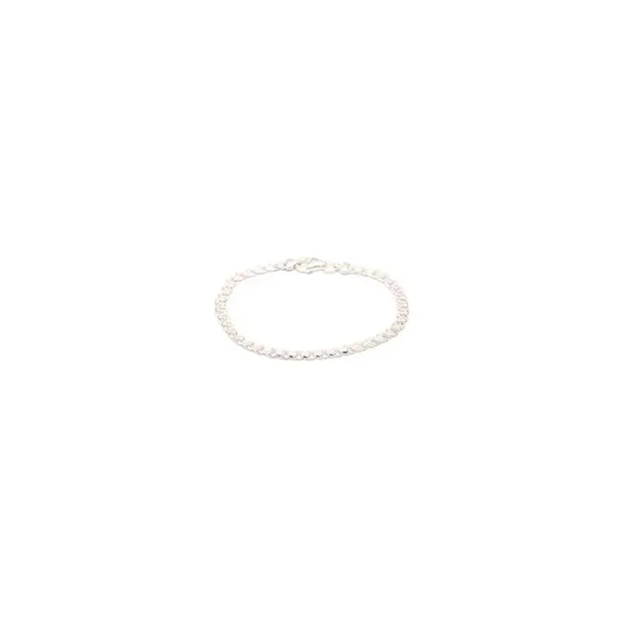 BNH bismarkarmbånd i sølv 18,5 cm x 3,5 mm