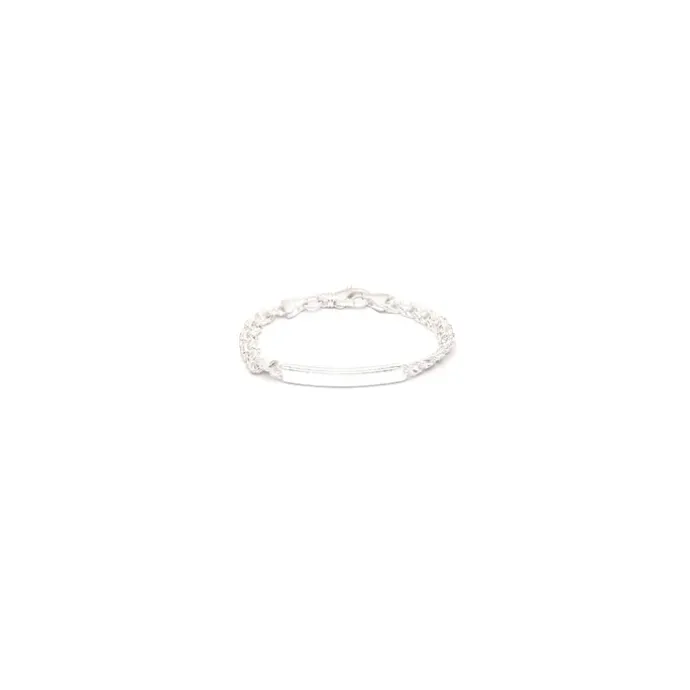 BNH bismarkarmbånd i sølv 14 cm x 5,0 mm