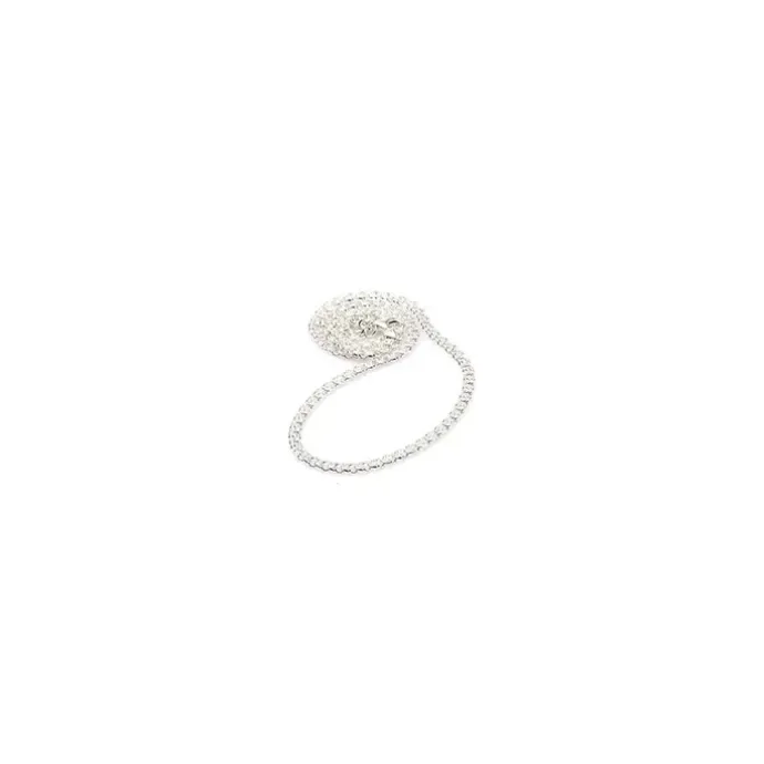 BNH bismarkkæde i sølv 50 cm x 3,5 mm