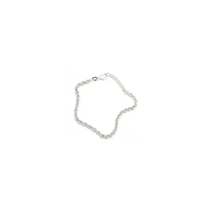 BNH cordelarmbånd i sølv 17 cm x 3,2 mm