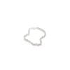 BNH cordelarmbånd i sølv 23 cm x 4,5 mm