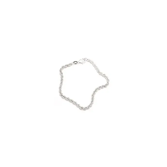 Bnh cordelarmbånd i sølv 23 cm x 3,2 mm