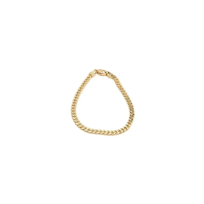 BNH panserarmbånd i 14 karat guld 18,5 cm x 5,3 mm