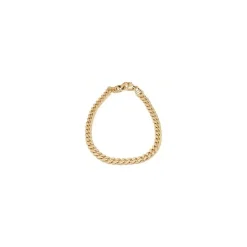 BNH panserarmbånd i 8 karat guld 21 cm x 4,7 mm