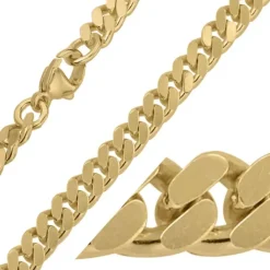 BNH panserarmbånd i 14 karat guld 21 cm x 6,1 mm