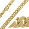 BNH panserarmbånd i 14 karat guld 18,5 cm x 6,8 mm