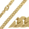 BNH panserarmbånd i 8 karat guld 17 cm x 4,7 mm