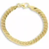 BNH panserarmbånd i forgyldt sølv 17 cm x 5,4 mm