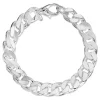 BNH panserarmbånd i sølv 23 cm x 12,6 mm