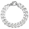 BNH panserarmbånd i sølv 23 cm x 10,5 mm