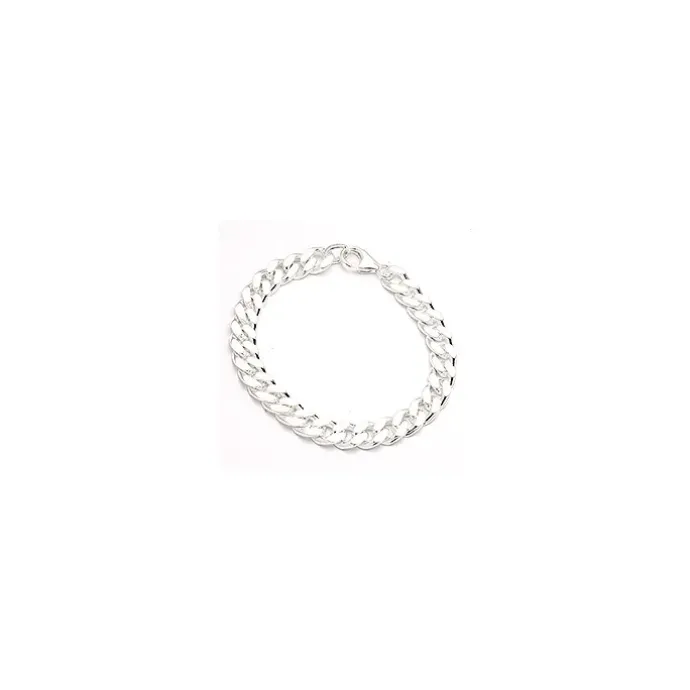 BNH panserarmbånd i sølv 21 cm x 6,6 mm