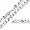BNH panserarmbånd i sølv 23 cm x 9,0 mm