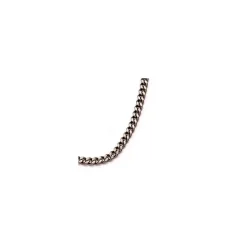 Bnh panserkæde i sort rhodineret sølv 45 cm x 1,2 mm