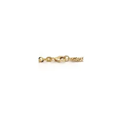 BNH singaporearmbånd i 14 karat guld 21,0 cm x 3,5 mm