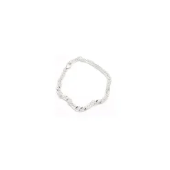 Bnh singaporearmbånd i sølv 21 cm x 4,7 mm