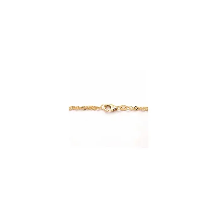BNH singaporehalskæde i 14 karat guld 50 cm x 2,3 mm