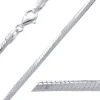 BNH slangearmbånd i sølv 17 cm x 3,2 mm