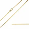 BNH slangekæde i 14 karat guld 50 cm x 1,3 mm
