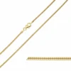 BNH slangekæde i 14 karat guld 42 cm x 1,2 mm