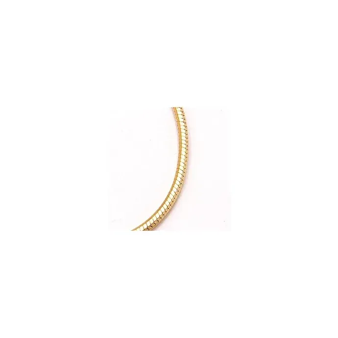 BNH slangekæde i 14 karat guld 42 cm x 1,2 mm