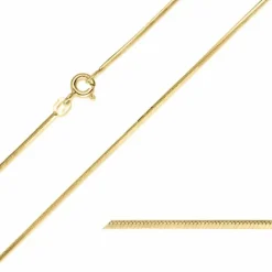 BNH slangekæde i 14 karat guld 38 cm x 1,0 mm