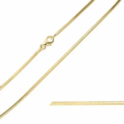 BNH slangekæde i 8 karat guld 45 cm x 1,3 mm