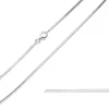 BNH slangekæde i 14 karat hvidguld 38 cm x 1,3 mm