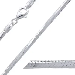 BNH slangekæde i sølv 42 cm x 2,4 mm