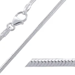 BNH slangekæde i sølv 42 cm x 1,2 mm