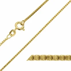 BNH veneziaarmbånd i 14 karat guld 18,5 cm x 1,0 mm
